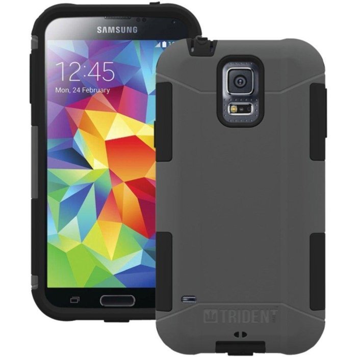 TRIDENT AG-SSGXS5-GY000 Samsung(R) Galaxy S(R) 5 Aegis(R) Series Case (Gray) consumer electronics