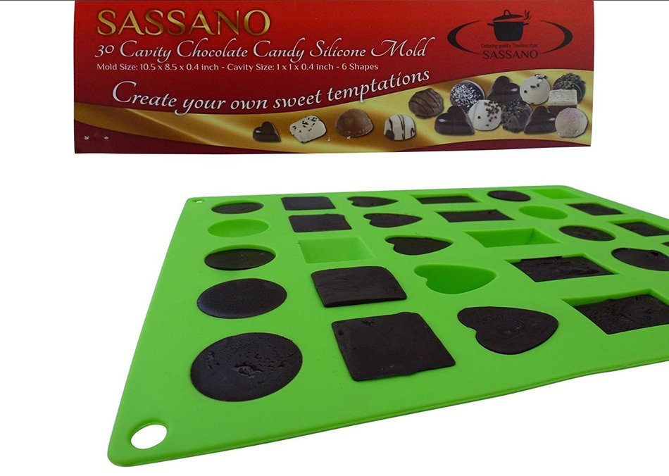 Silicone Chocolate Candy Molds, Quality Candy Molds For Making Homemade Candy, Gummy, Jelly & Heart Shaped Ice... N3