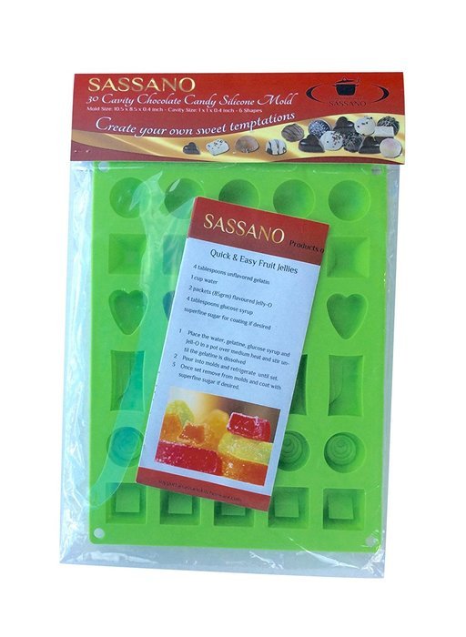 Silicone Chocolate Candy Molds, Quality Candy Molds For Making Homemade Candy, Gummy, Jelly & Heart Shaped Ice... N4