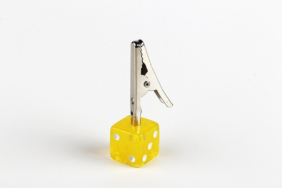 Dice Crocodile Clip (Red) N9