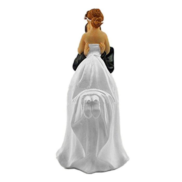 GSPORT Wedding Cake Toppers Bride and Groom Resin Dolls Wedding Decoration 20 pieces Design (K) N69