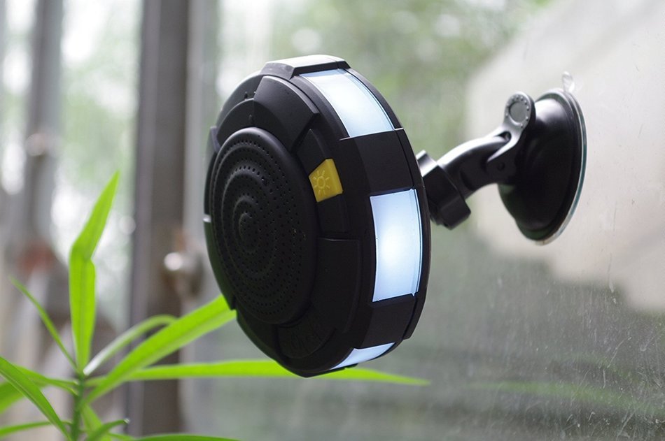 BM7 Portable Cycling Water Resistant Bluetooth Speaker with LED Lighting & Built in Microphone for Outdoor & Indoor... N3