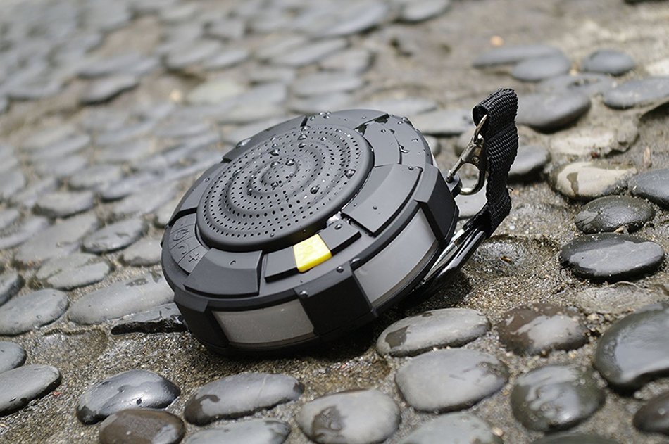 BM7 Portable Cycling Water Resistant Bluetooth Speaker with LED Lighting & Built in Microphone for Outdoor & Indoor... N4