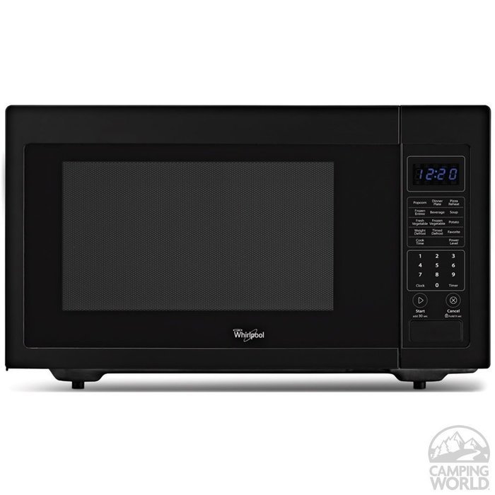 Black Microwave Oven, 1.6 Cubic Feet