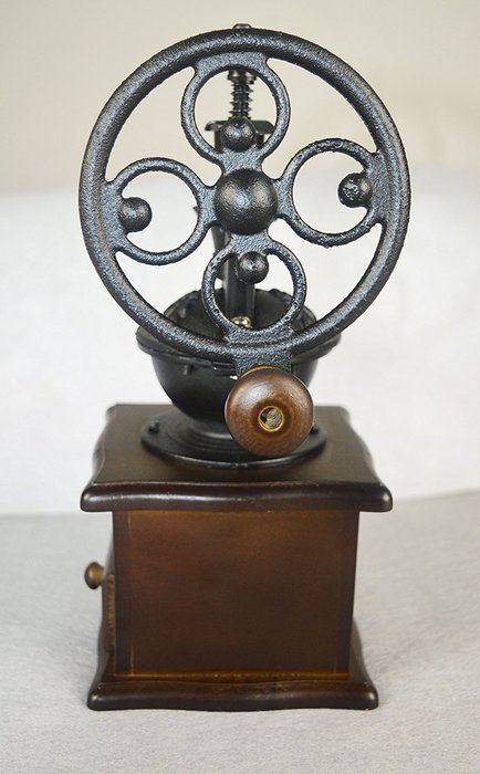 Hapo Vintage Manual Coffee Grinder Ceramic Grinding Core 10.6''x 4.5'' N4