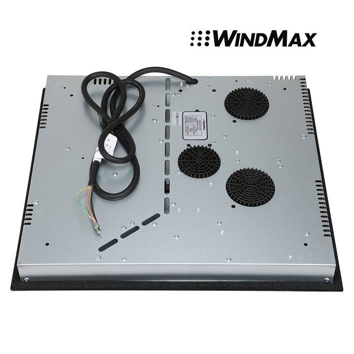 WindMax&reg; 23.5'' Glass 2 Induction & 2 Infrared Cooker Timmer Burners Stove Cooktops 6000W 240V N11
