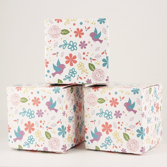 Made in USA - 2 Inch Cube Favor Box (2"x2"x2" 100 Boxes) Wedding Favor, Birthday Favor, Baby Shower Favor, Bridal... N29