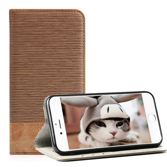 Case iPhone 7 Plus Cover,TechCode Smart Pattern Folio Stand with Card Slot Design Wallet Type Flip PU Leather... N11