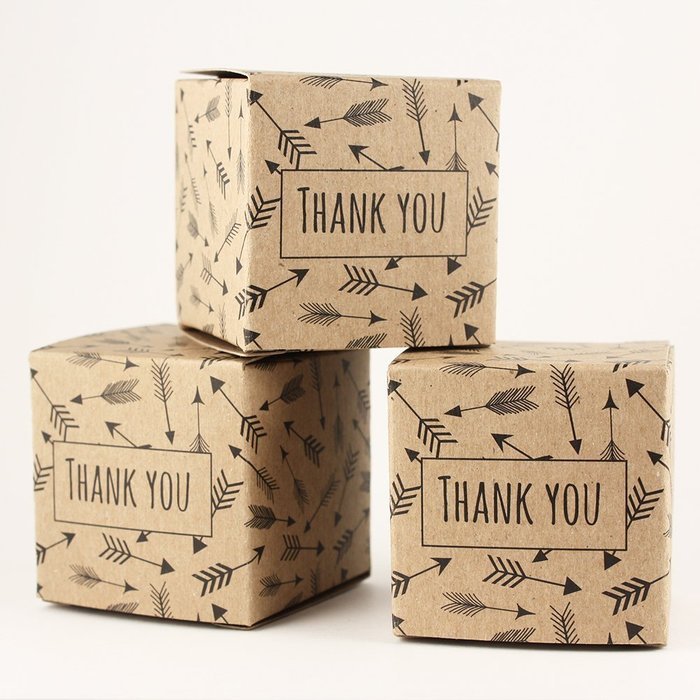 Made in USA - 2 Inch Cube Favor Box (2"x2"x2" 100 Boxes) Wedding Favor, Birthday Favor, Baby Shower Favor, Bridal... N32