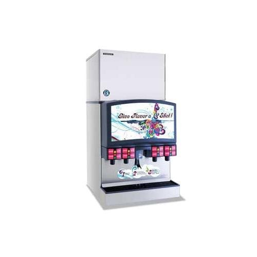 Hoshizaki KMD-450MWH 30" Ice Cube Maker With 460 lbs. Daily Ice Production Crescent Ice Cubes Stainless Steel...