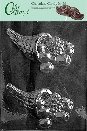 Cybrtrayd T019 Medium Cornucopia Life of the Party Chocolate Candy Mold with Exclusive Cybrtrayd Copyrighted Chocolate...