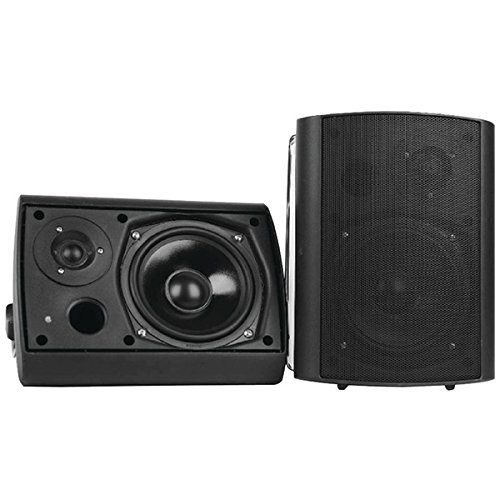 PYLE HOME PDWR62BTBK 6.5" Indoor/Outdoor Wall-Mount Bluetooth(R) Speaker System (Black)