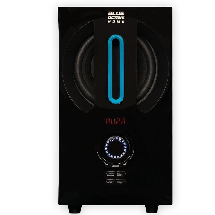 Blue Octave B22 Home 2.1 Powered Speaker System with FM Tuner USB/SD and Optical Input N3