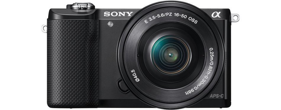 Sony a5000L Digital Camera with SEL-1650 Zoom Lens - Black (20.1MP) 3 inch LCD N5