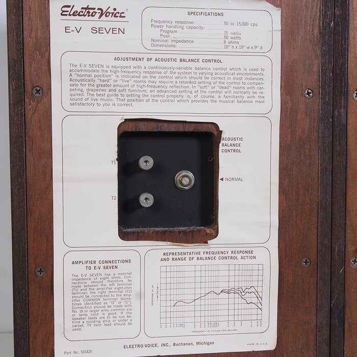 Vintage Electro-Voice E-V Seven