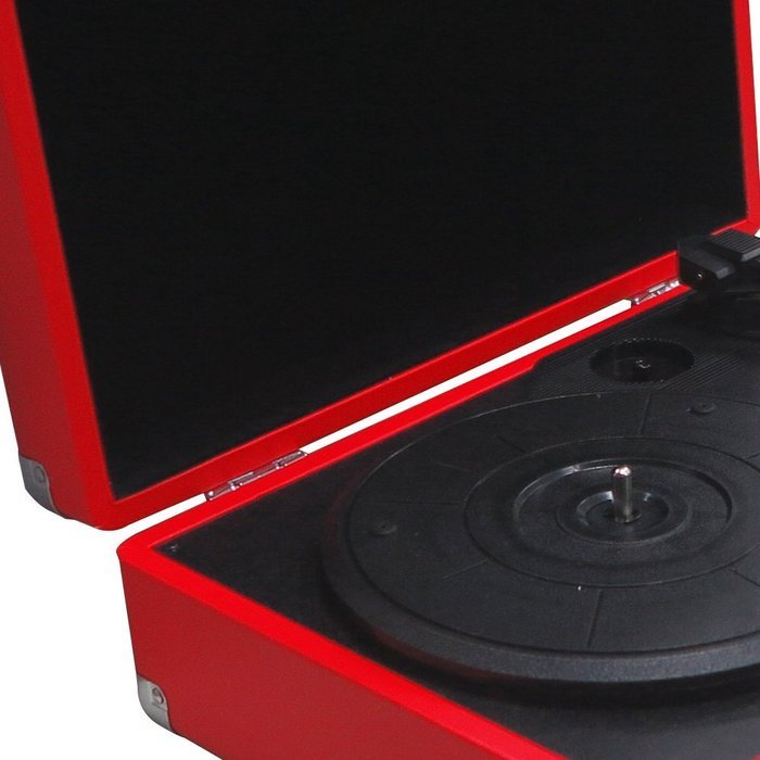 Timestorm XR-639P Belt-Drive 3-Speed Portable Stereo Bluetooth Turntable N3