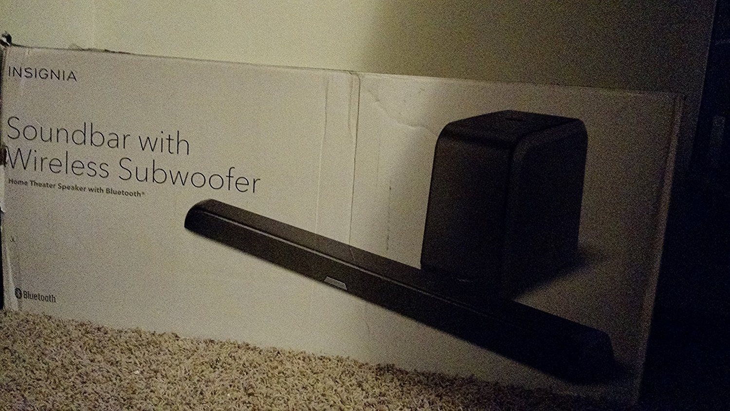 Insignia NSSB515 2.1Channel Soundbar with Wireless Subwoofer free