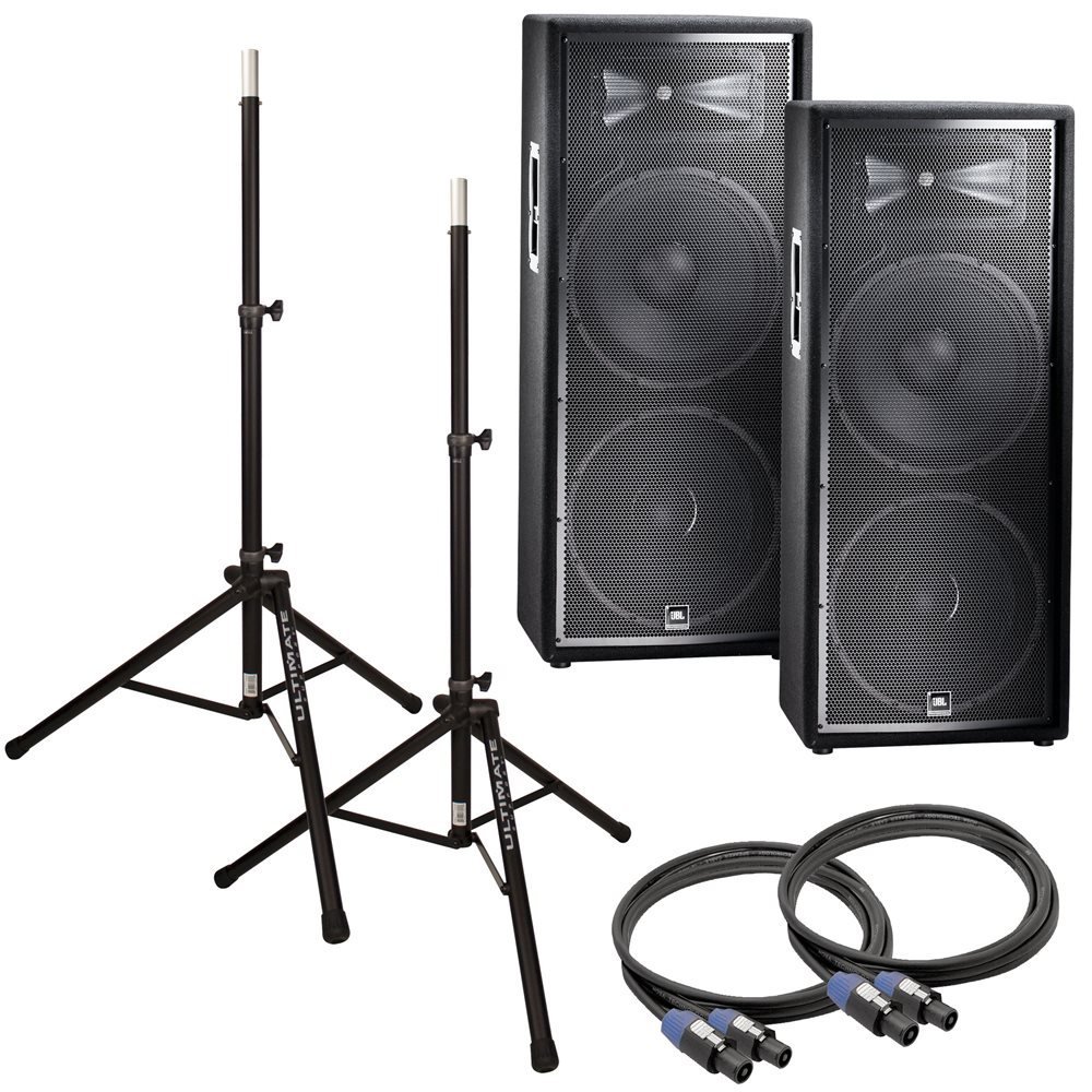 JBL JRX225 Dual 15 in Passive PA Speakers Bundle free image download