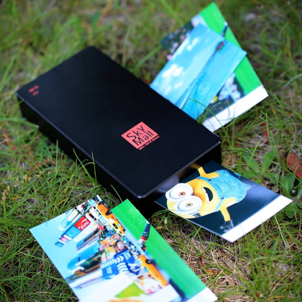 Skymall mobile wi fi nfc photo printer with dye sublimation printing