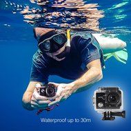 Feccoe 2.0 Inch Sports Action Camera,Wifi Function,14M Photo,1080P 4K HD,170&deg;Wide Angle Lens,Water-resistant,Support... N6