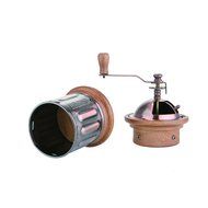 Manual Coffee Mill Grinder Canister Home with Hand Burr (Wood) N4