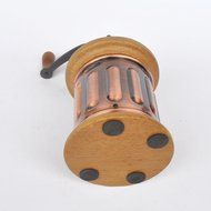 Manual Coffee Mill Grinder Canister Home with Hand Burr (Wood) N5