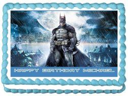 Batman Edible Frosting Sheet Cake Topper - 1/4 Sheet