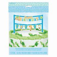 Blue Safari First Birthday Cupcake Kit for 24 N10