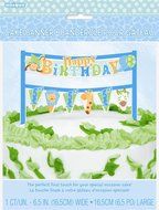 Blue Safari First Birthday Cupcake Kit for 24 N11