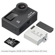 Raynic WiFi Action Camera- Dual Screen Full HD 12MP 170&deg;A+ HD Ultra-Wide Lens - Ultra Slim Waterproof Camera -...