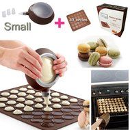 WOMHOPE Silicone Decomax Pen with 4 Nozzles + 1 x Baking Sheet - Cup Cake Muffin Pastry Cream Icing Nozzle - Macaron... N2