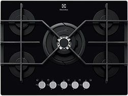 ELECTROLUX EGT7353YOK Cooktop 5 Cooking Area , BLACK GLASS Surface , Type of Gas ( LPG or Natural ) 220V is Required...