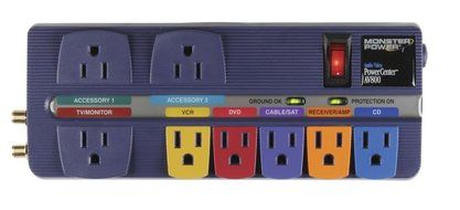 Monster Cable MP AV 800 PowerCenter with Surge Protection N2