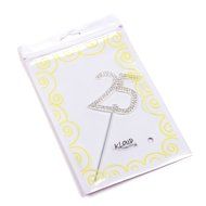 KLOUD City@ Crystal Rhinestone Bling Silver Wedding Love Cake Top Topper (Word &quot;Love&quot;) N6