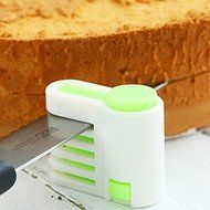 Sher 2Pcs Adjustable Toast Bread Slicer Cake Shard Layered Auxiliary Divider N3