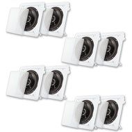 Acoustic Audio LC265i In Ceiling 6.5" Speaker 4 Pair Pack 2000W Home Theater LC265i-4PR