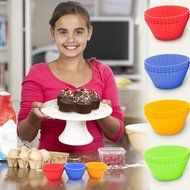 Silicone Baking Cups, Cupcake Liners - Multi Pack- Nonstick Muffin Molds - Premium Quality Food Grade - Reusable...