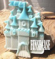 3D Large Castle Silicone Cake Decorating Moulds, Sugarcraft Fondant Gunpaste Cake Decoration Cupcake Topper Icing... N2