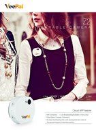 VeePai Z2 Mini HD Wearable Camera (White)