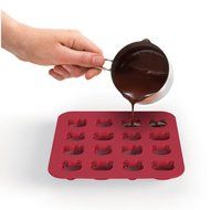 Siliconezone My Animals Collection 6.9&quot; Non-Stick Silicone Panda Chocolate Mold, Green N20
