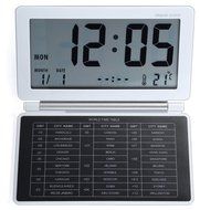 Erasky Calendar Alarm Clock LCD Display Date Time Temperature Travel Desk Alarm Clock Timer Thermometer Snooze...