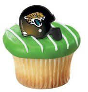 24 ~ NFL Jacksonville Jaguars Helmet Ring ~ Designer Cake/Cupcake Topper ~ New!!!!!