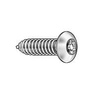 3x2f;4" 18-8 Stainless Steel Tamper Resistant Screw with Button Head Type and Plain Finish - 1 Each