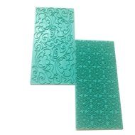 Mikiso Imprint Mat Set Gumpaste Flower deisgn Press Mold Fondant Cake Embosser for Cupcake Top Decoration Color...