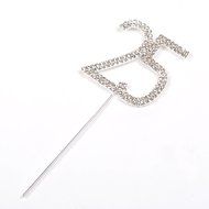 KLOUD City@ Crystal Rhinestone Bling Silver Wedding Love Cake Top Topper (Word &quot;Love&quot;) N7