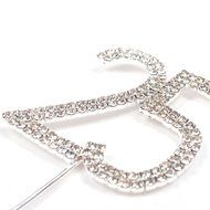 KLOUD City@ Crystal Rhinestone Bling Silver Wedding Love Cake Top Topper (Word &quot;Love&quot;) N8