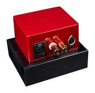 KING 60V Desktop Maraschino Amplifier (PAIR, Black top, Granite base)