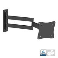 Black Full-Motion Tilt/Swivel Wall Mount Bracket for ViewSonic VP2780-4K 27&quot; inch 4K UHD Monitor...