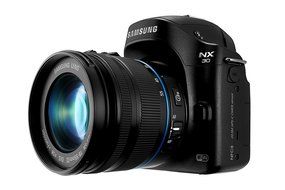 Samsung NX30 20.3MP CMOS Smart WiFi &amp; NFC Mirrorless Digital Camera with 18-55mm Lens and 3" AMOLED Touch Screen... N3