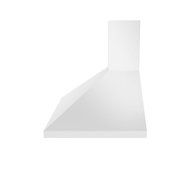 Ancona WPPW430 Wall-Mounted Classic Pyramid Style Convertible Range Hood, 30-Inch, White N7